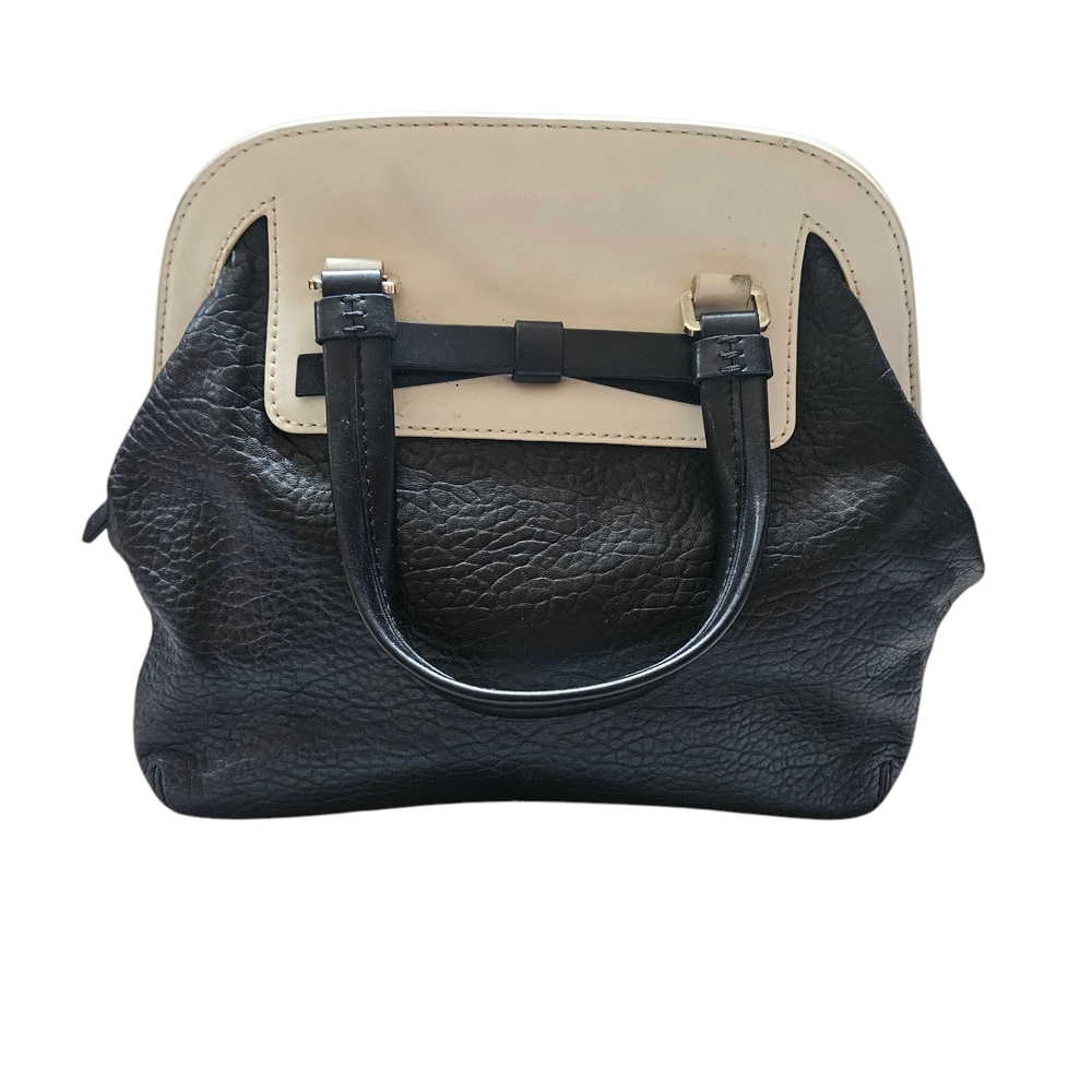​Kate Spade New York Cedar Street Maise Satchel Handbag Bow Detail Black White